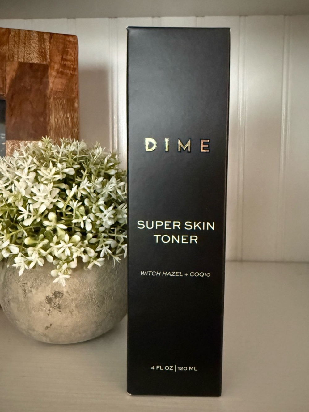 DIME Super Skin Toner in Black — Witch Hazel + CoQ10